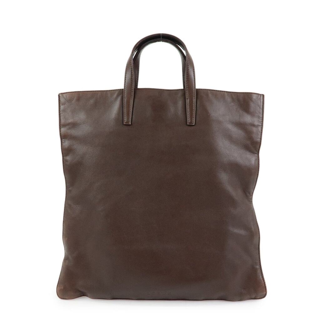 Loewe Nappa Leather Tote Brown